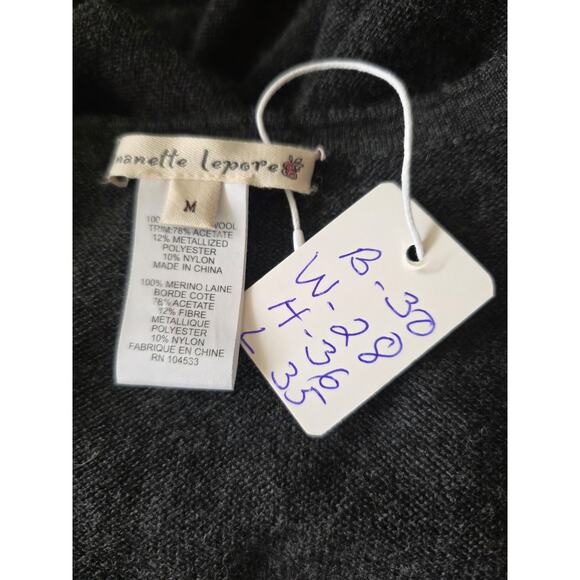 Nanette Lapore Knit Dress Size Medium 100% Wool - Picture 4 of 4